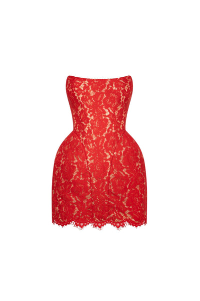 CORDIE DRESS - Lace Mini Dress